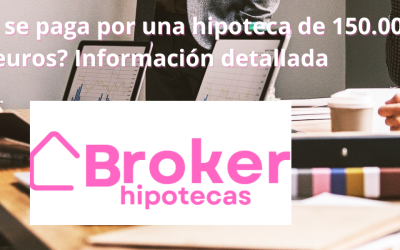 ¿Cuánto se paga por una hipoteca de 150.000 euros?